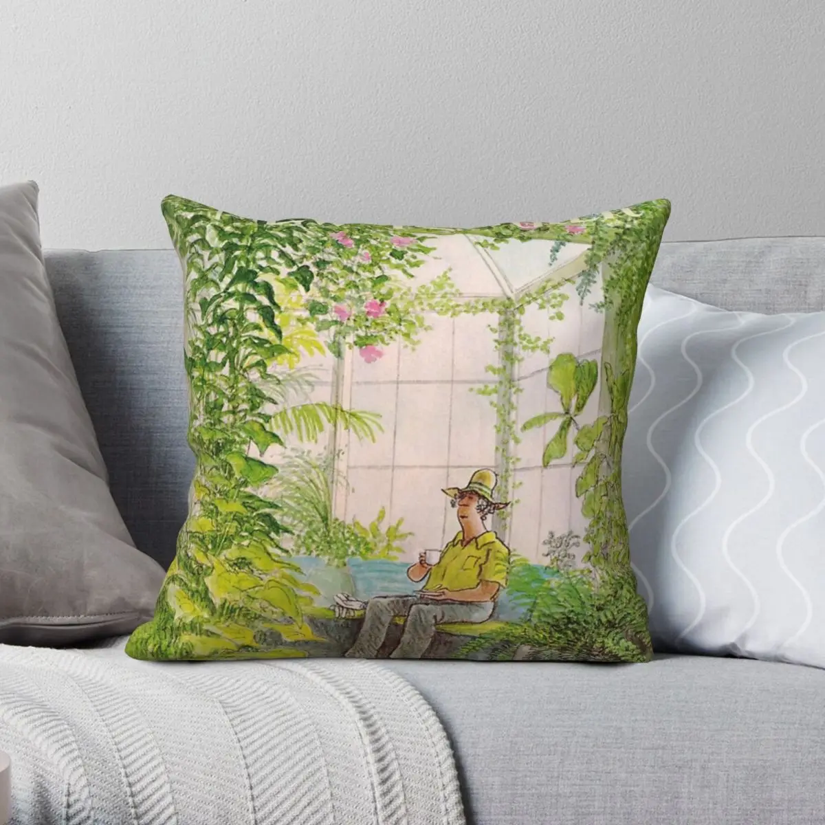 

Квадратная наволочка New Yorker фермер, полиэстер, лен, бархат, узор, молния, Декор, постельное белье, наволочка 45x45