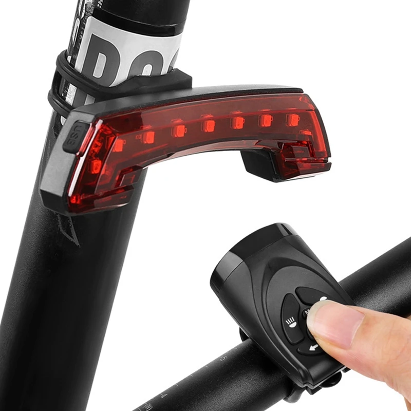 

Комплект умных велосипедных фонарей, зарядка через USB, поворотный велофонарь, аксессуары для горных велосипедов, светодиодный задсветильни...