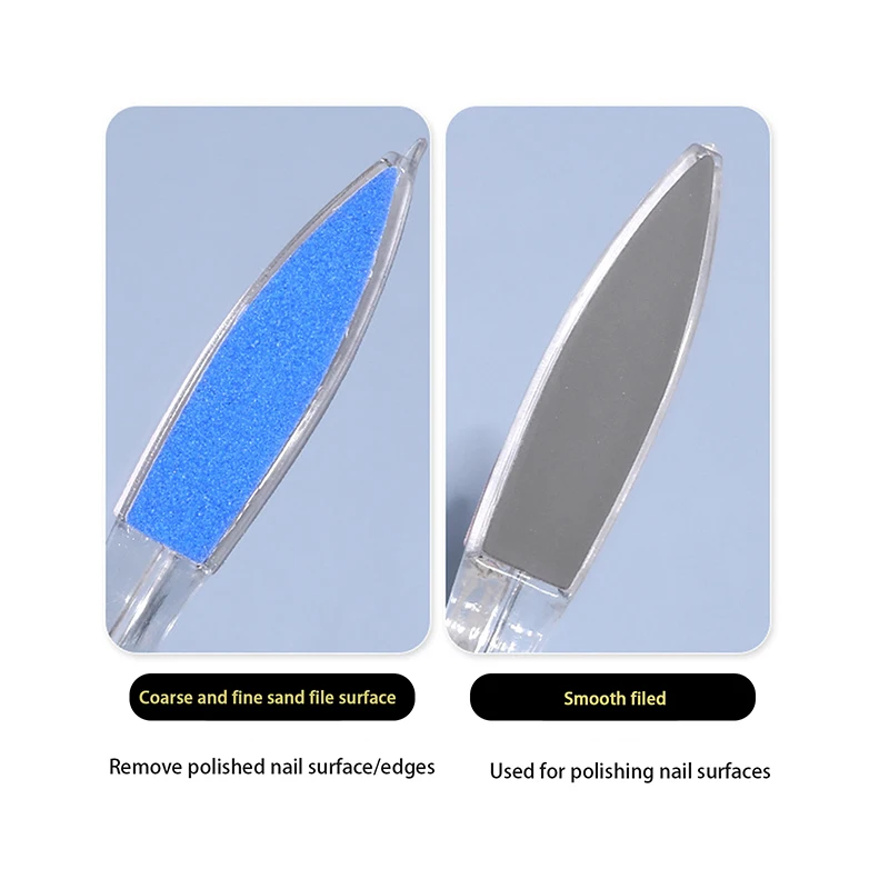 Металлический инструмент для удаления кутикулы двусторонний педикюра