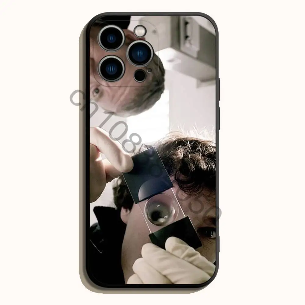 Фото Чехол для телефона S-Sherlock из мягкого черного TPU с принтом для iPhone 17 16 15 14 13 12 11 Pro Max Mini Plus E №4