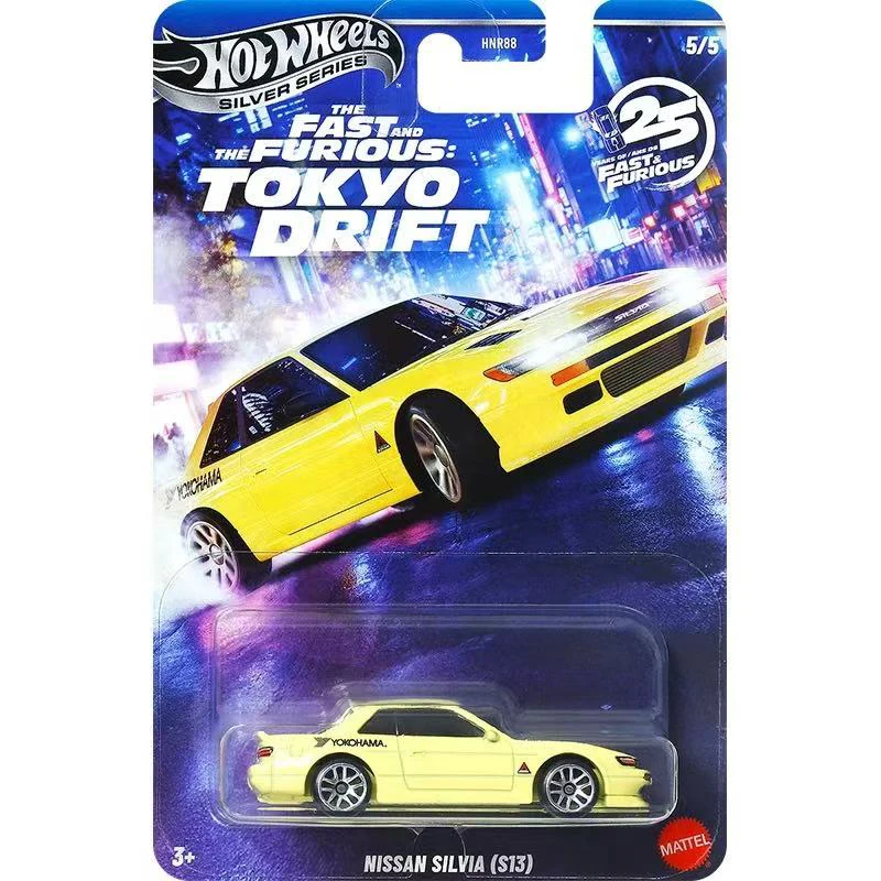 Фото Новая литая под давлением модель автомобиля из сплава Hot Wheels Silver Series HNR88 Fast & Furious Plymouth, коллекция автомобилей №5