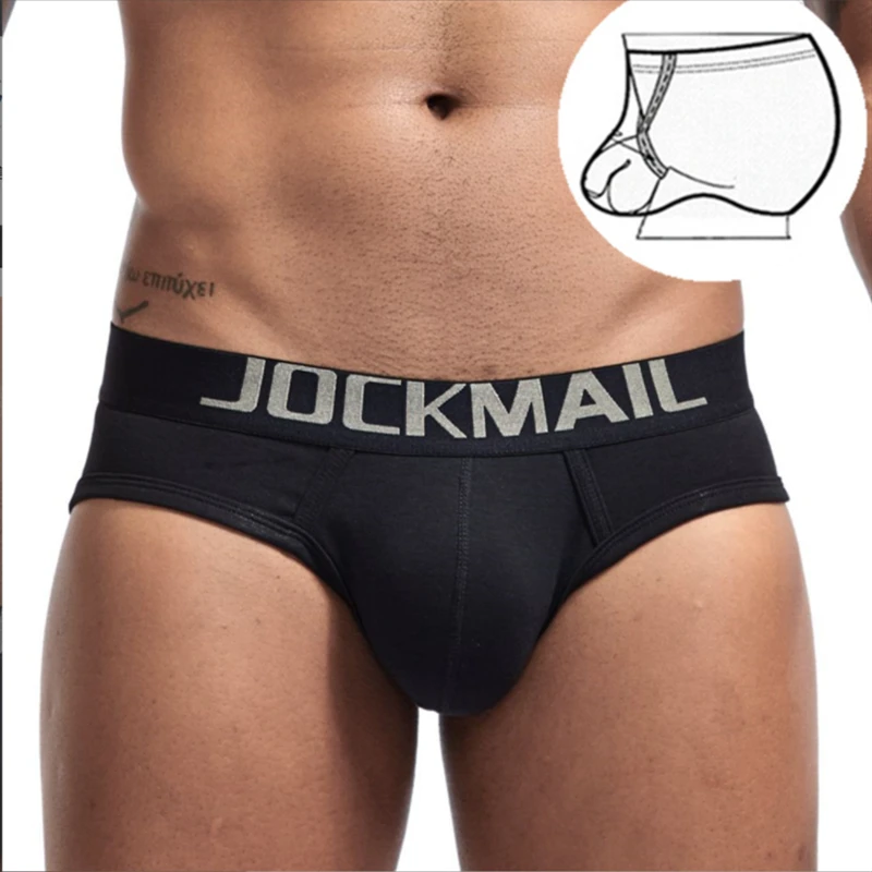 Мужское нижнее белье кольца из чесаного хлопка с U-образной выпуклой сумкой