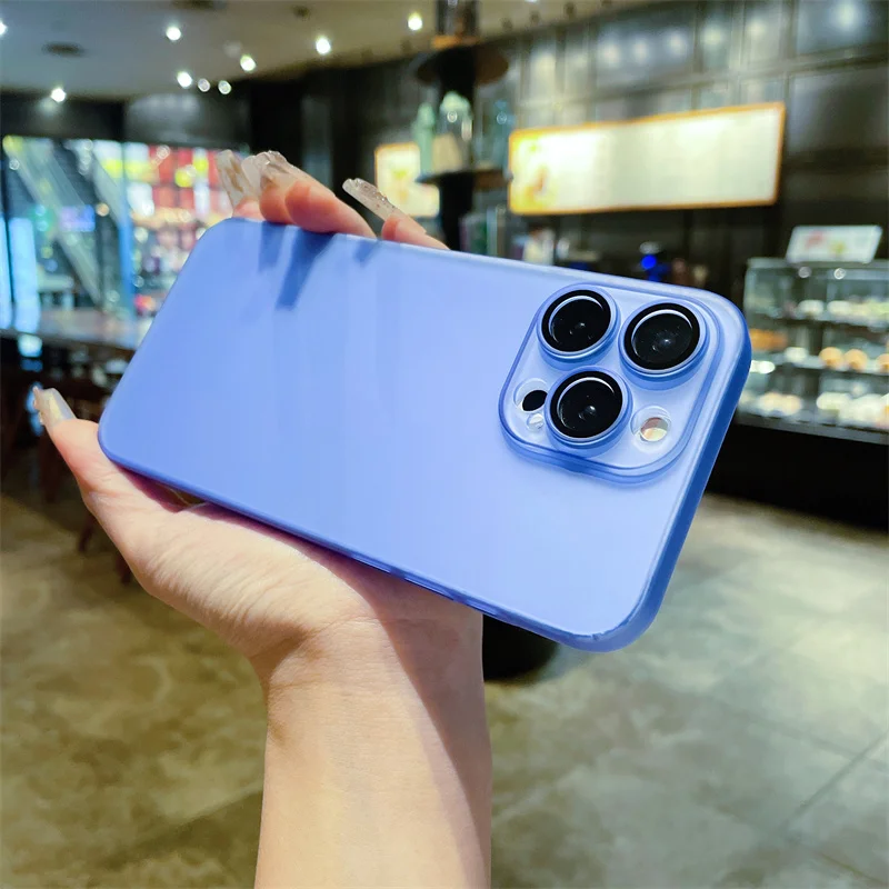Прозрачный матовый цветной чехол для телефона Iphone 12 12pro 12promax 13 13pro 13promax 14 14pro 14promax
