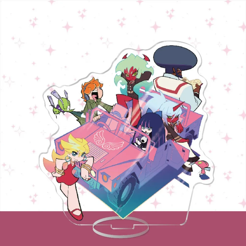 Фото Милая акриловая большая настольная фигурка Stocking Anarchy, коллекционный подарок для фанатов, украшение для рабочего стола №4