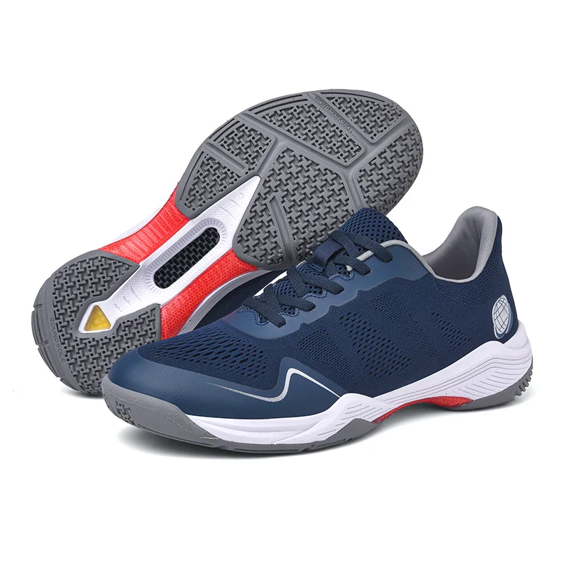 Unisex Professional Badminton Shoes 2022 New Mesh Breathable Carbon Plate Bottom Man and Women Students Lightweight Tennis Shoes