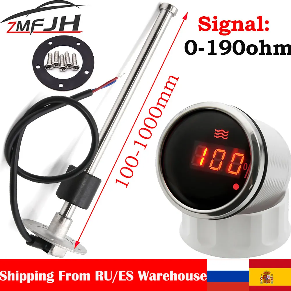 Датчик уровня воды водонепроницаемый IP67 из нержавеющей стали 0-190 Ом | Автомобили