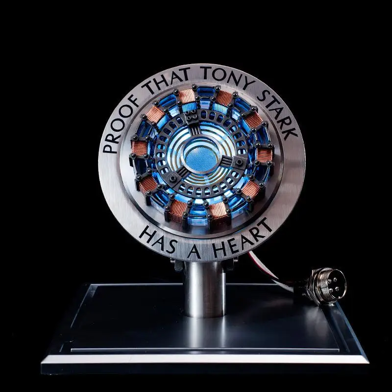 

Christmas Decoration Mk1 Arc Reactor Voice Control Heart Of Mark Figure Led Light Model 1:1 Cosplay Toys Chest Lamp Kids Gift