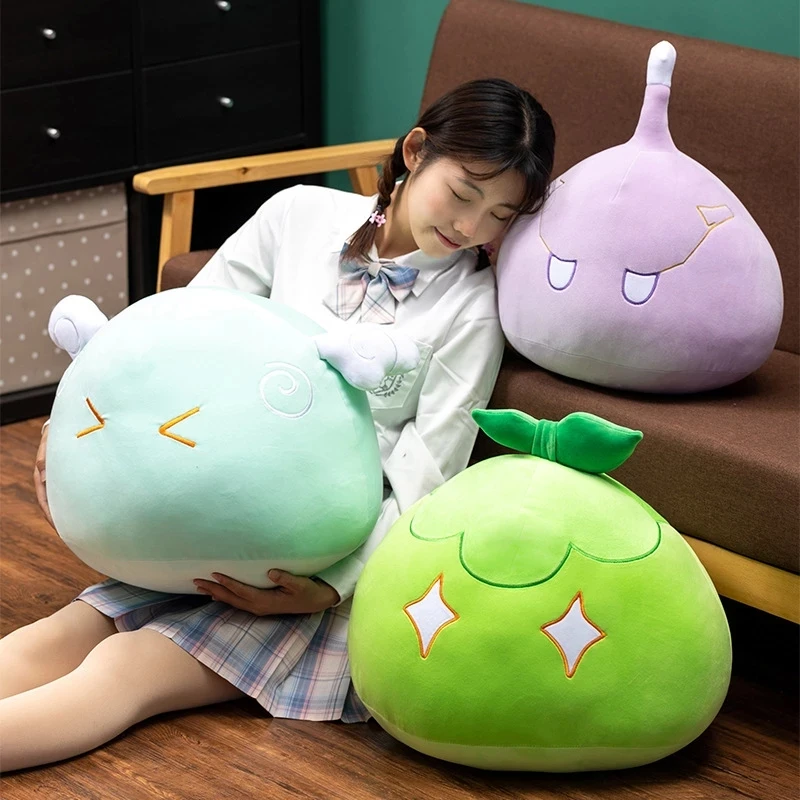 

Симпатичная популярная игра Genshin, ударная плюшевая подушка, слайм, плюшевые игрушки, подарки для детей, искусственная Тигровая подушка