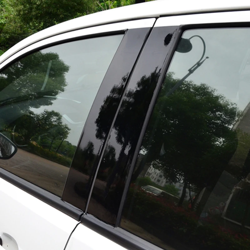 

4pcs for Chevrolet sail 2010-2014 B column stickers carbon fibre sticker