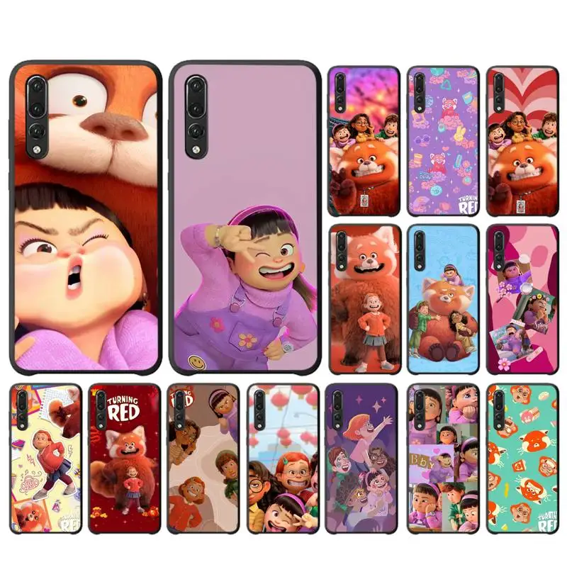 

Disney Turning Red Phone Case for Huawei P30 40 20 10 8 9 lite pro plus Psmart2019