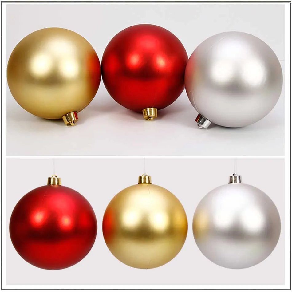 

10 20 50cm Christmas Ball Christmas decoration ceiling pendant color ball Christmas tree accessories scene layout colored ball