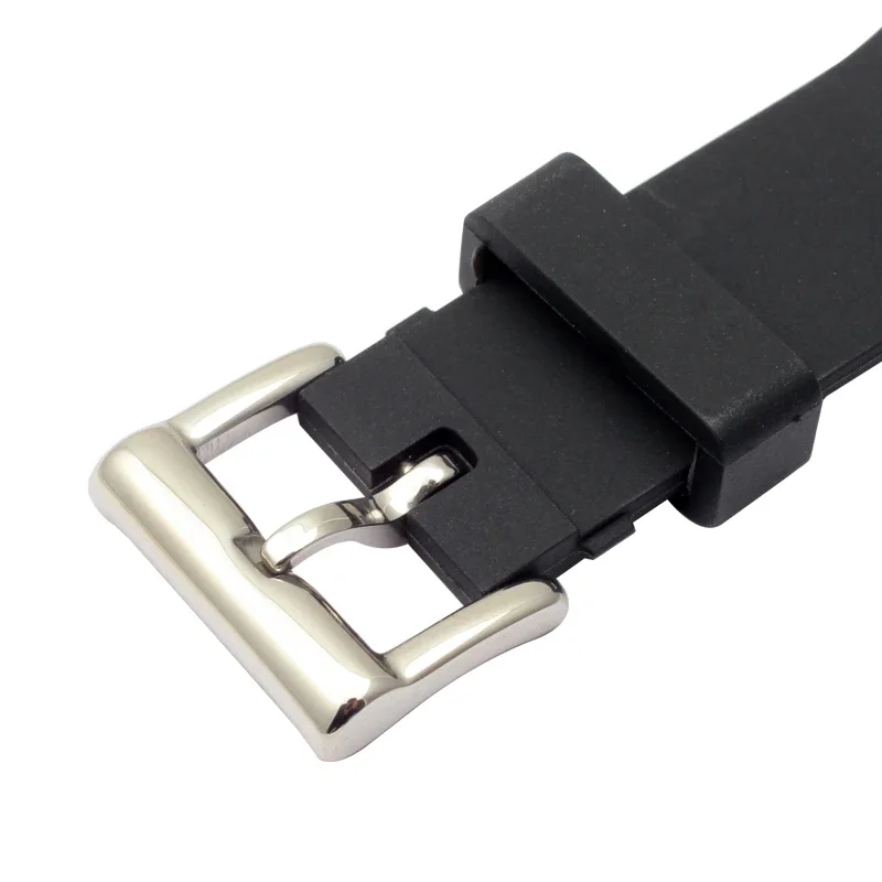 Резиновый силиконовый ремешок для часов Bvlgari с насечкой 22x8 24x8 мм DP42C14SVDGMT мужской и