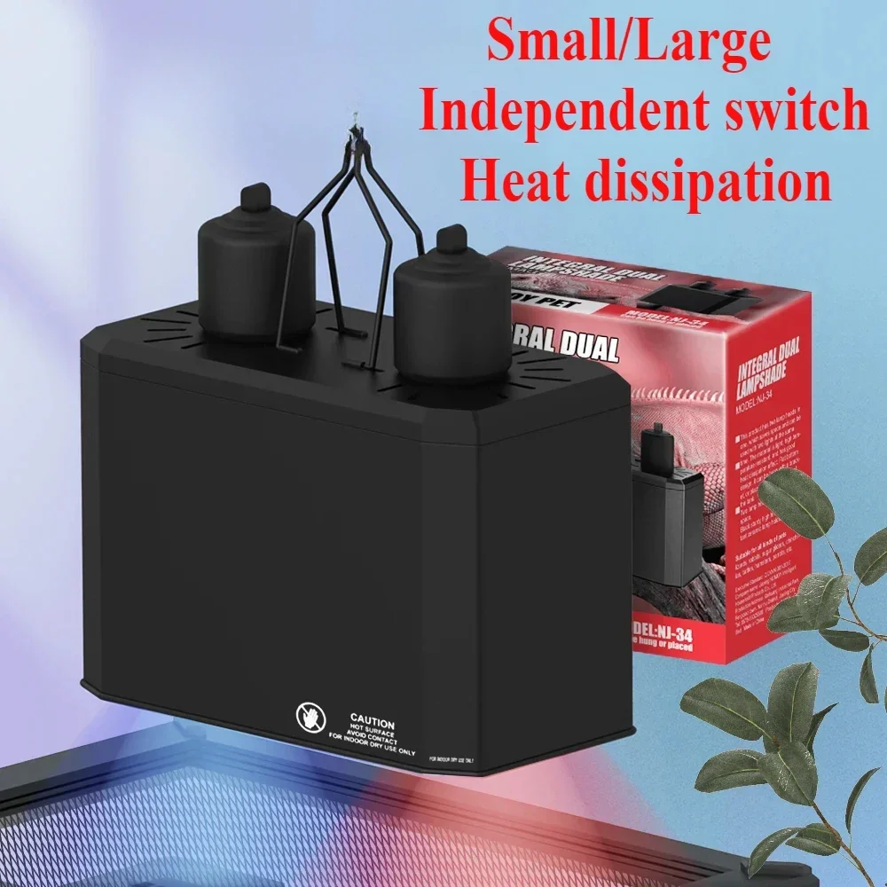 Абажур для рептилий керамическая головка лампы UVB нагревательная лампа двойные