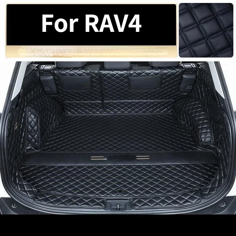 

Коврик в багажник автомобиля для Toyota RAV4 2013-2025 PHEV Fuel Hybrid, специализированный коврик в багажник, аксессуары для интерьера, автостайлинг, грузовой коврик