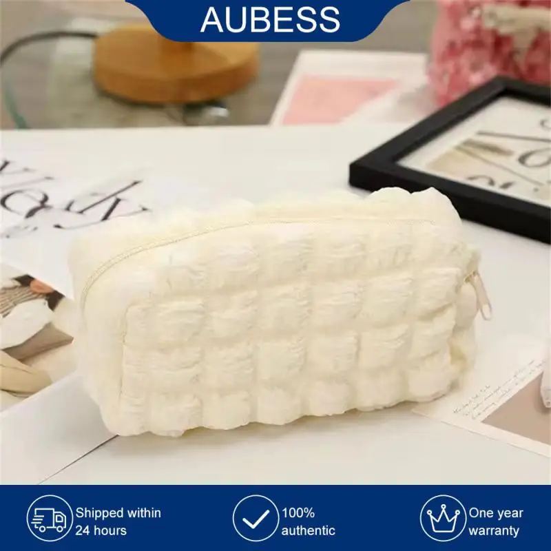 

Simple Pen Box Large Capacity Cosmetic Pouch For Girls School Stationery Pencil Case Storage Bag Cute Pen Bag Zipper Pencilcase