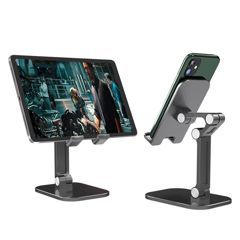

Foldable Desk Mobile Phone Holder Stand For iPhone iPad Xiaomi Adjustable Desktop Tablet Holder Universal Table Cell Phone Stand