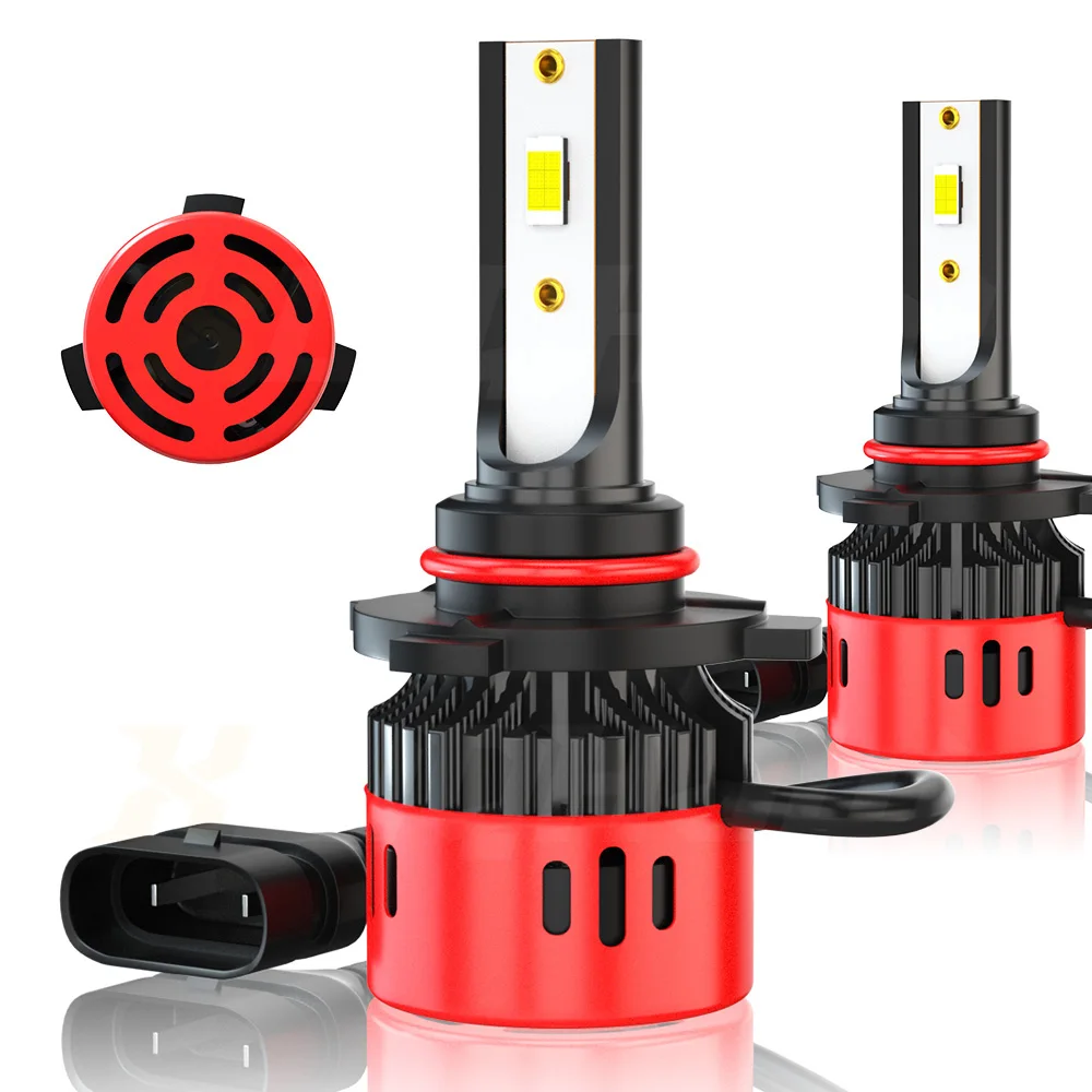 

XWQHJW 2PCS Car lights P2-9005 Super Bright LED Headlights High Low Beam Fog Light Bulb White 6000K Minisize Car accsesories