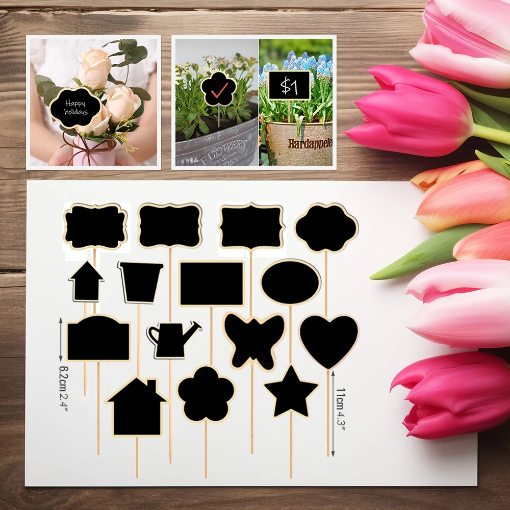 10 шт. декоративные мини-маркеры для цветов