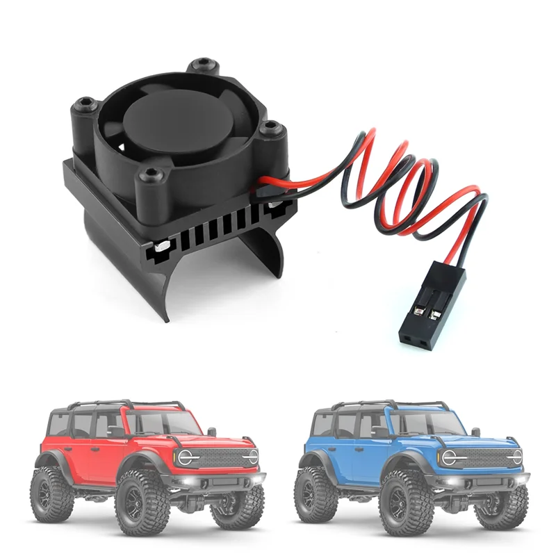 Охлаждающий вентилятор для двигателя TRX4M 180 радиатор TRX4 TRX4-M 1/18 детали