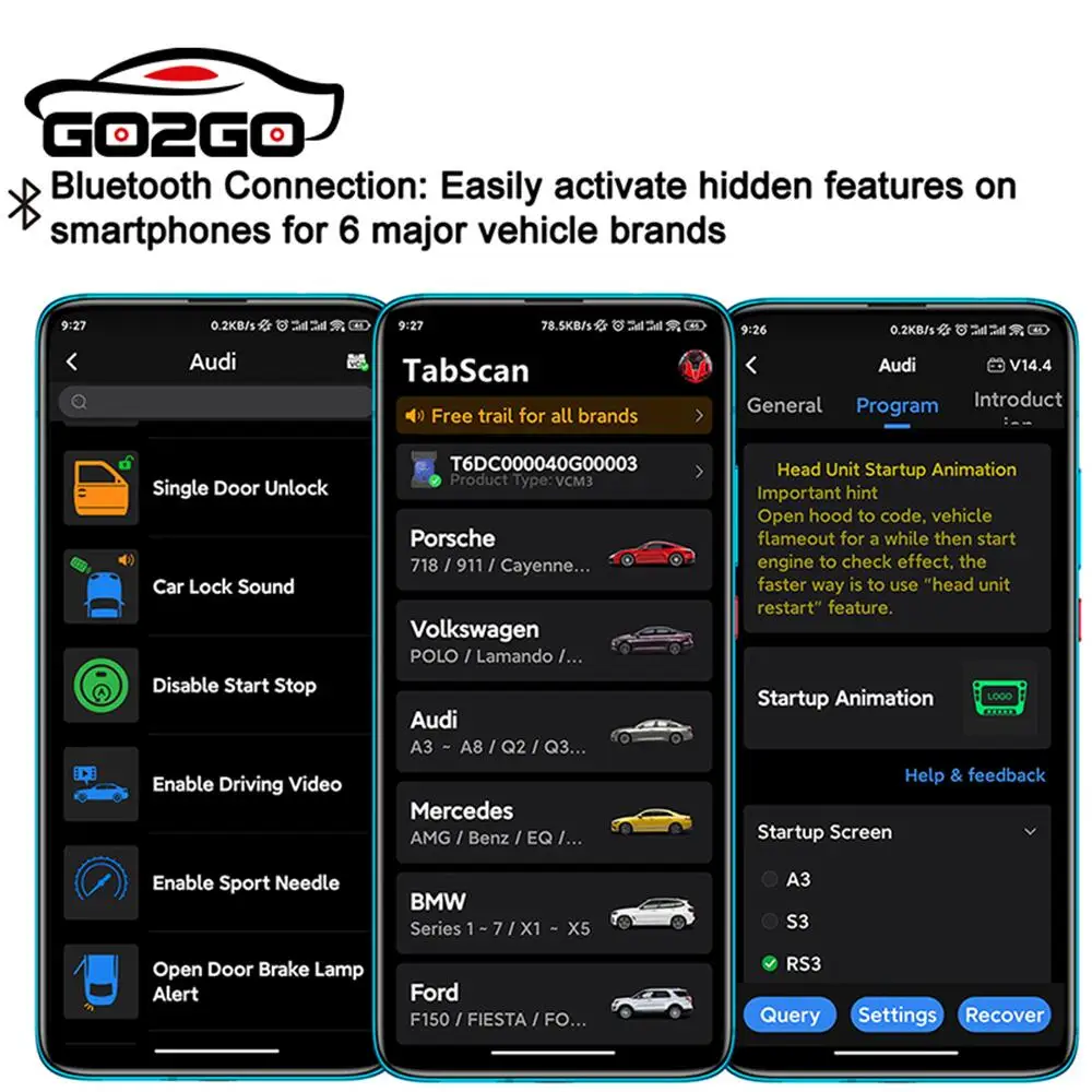 Eucleia t6 vсм3 диагностический интерфейс интерфейса для Ford/Mazda Поддержка CAN FD и