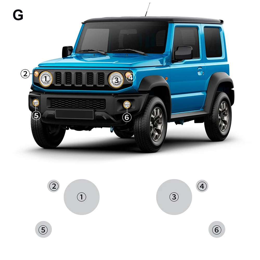 

Для Suzuki Jimny Sierra JC 2019 2020-2025 Защитная пленка для фар заднего вида, автомобильная наклейка, защита от царапин, дымчатая, прозрачная
