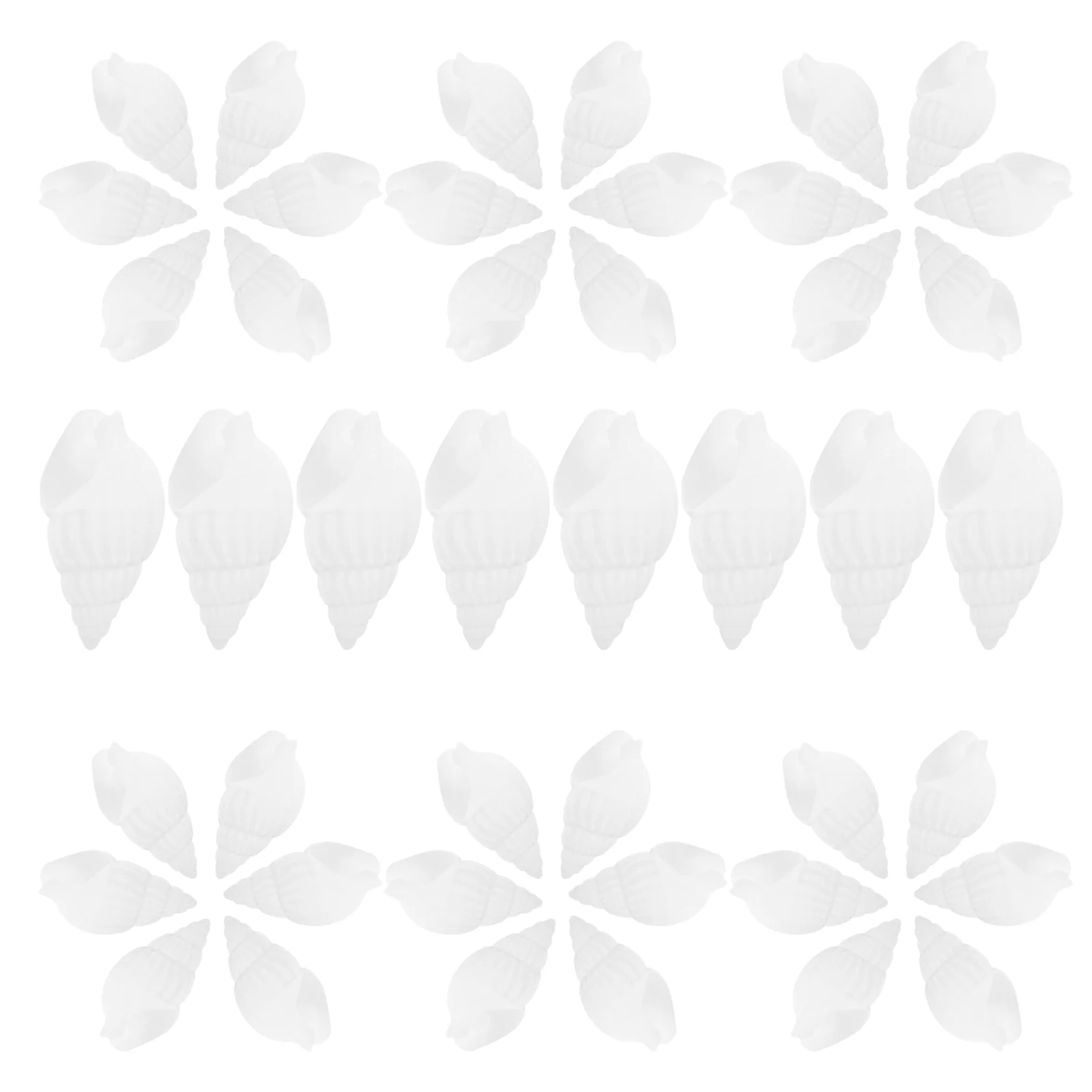 

100 shell Conches, White Decorative, for Home, Beach Theme Party, Wedding Decor, DIY Crafts, Tank and Vase Filler