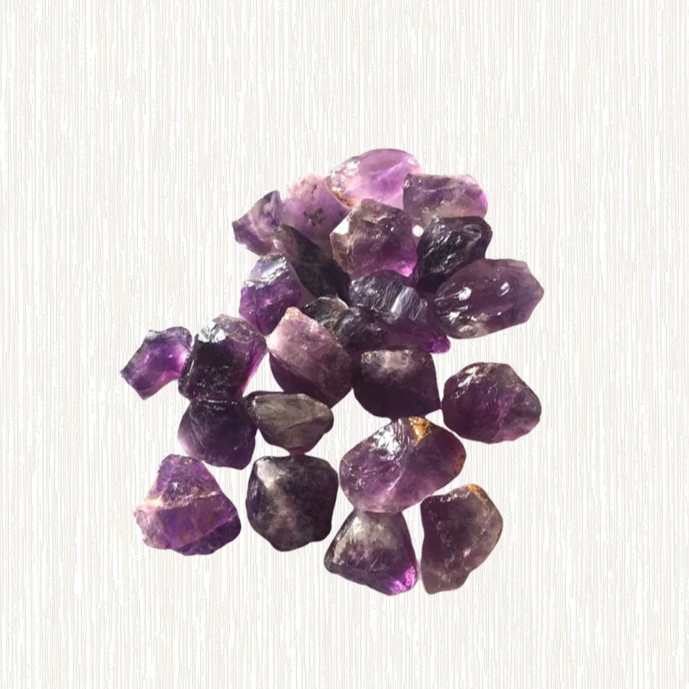 

Crystal Stonestones Tumbled Tablenaturalfountain Collection Gravel Lapidary Polished Rough Rosescatter Gemstone Purple Crystals
