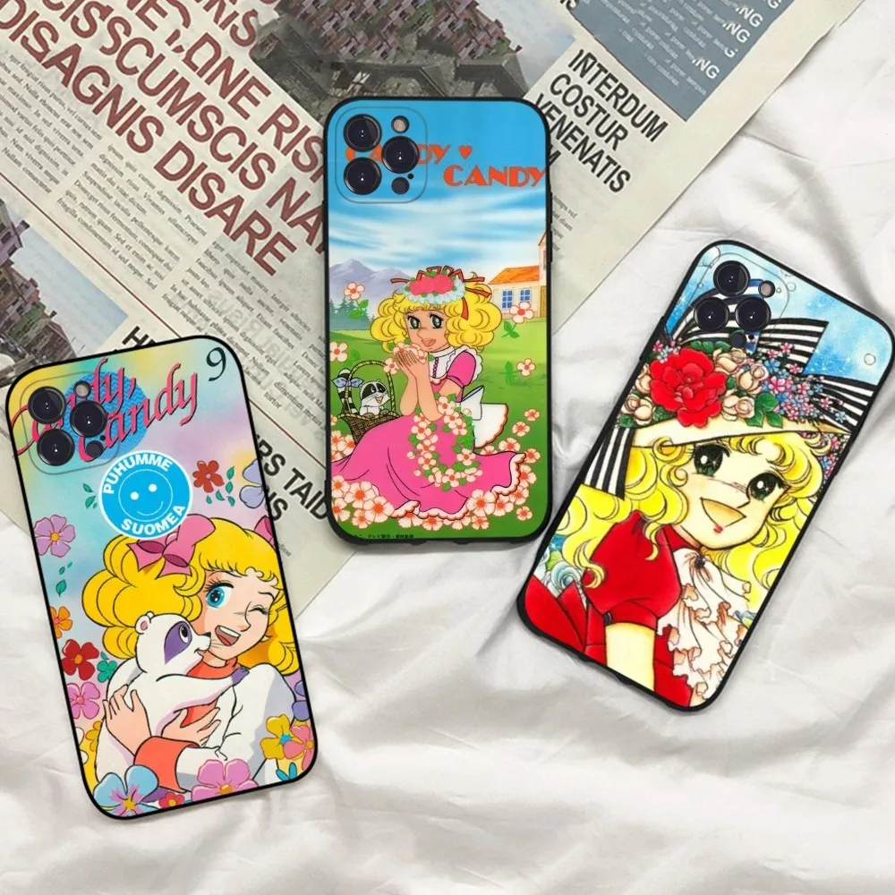 

Manga Candy Candy Phone Case For iPhone 15 14 11 12 13 Mini Pro XS Max Cover 6 7 8 Plus X XR SE 2020 Funda Shell