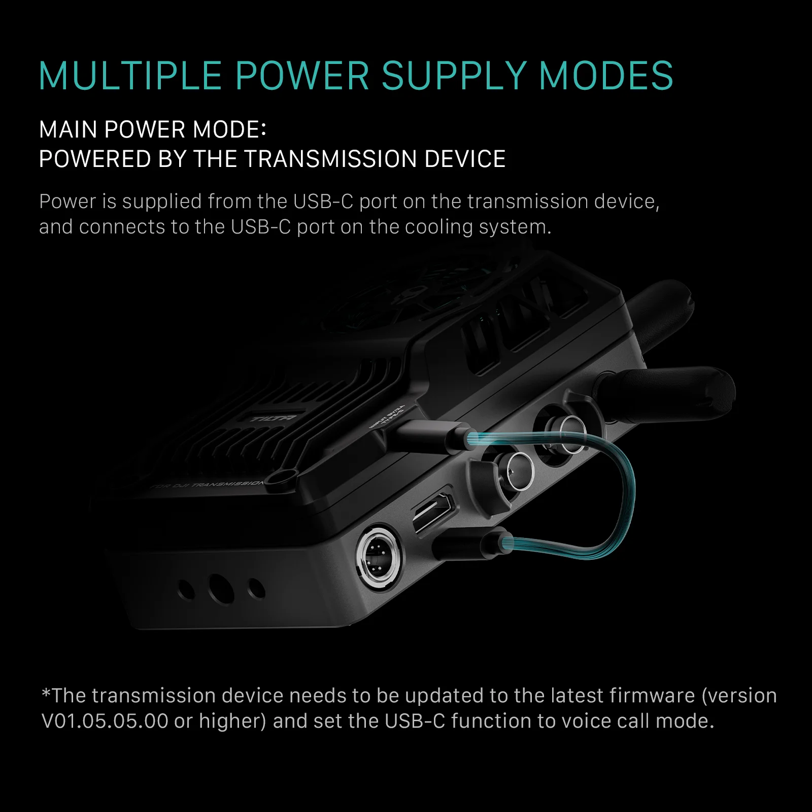 TILTA TGA-DVT-CS система охлаждения для передачи DJI с двойной регулировкой скорости