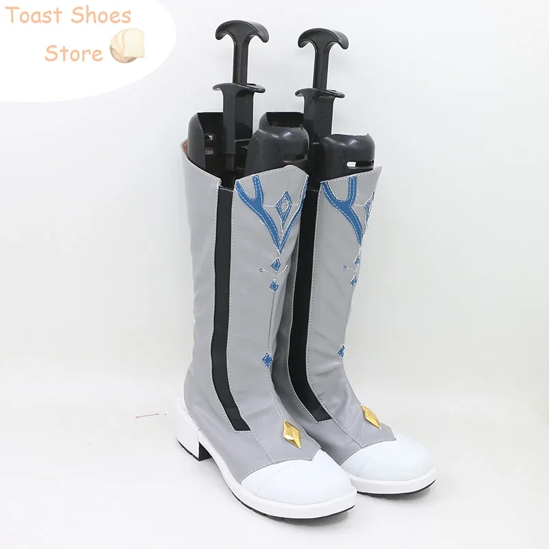 GenshinImpact Tartaglia обувь для косплея из искусственной кожи карнавальные ботинки на