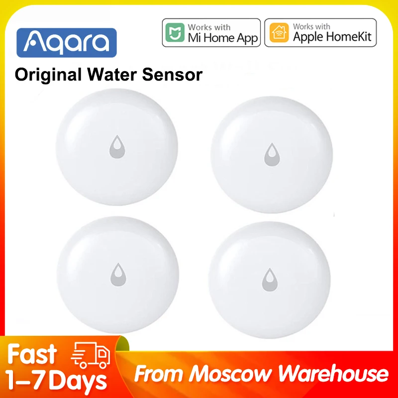 Global Aqara IP67 Water Leak Sensor Water Leak Detector Remote Alarm Security Soaking Sensor Work with Xiaomi and HomeKit Apple
