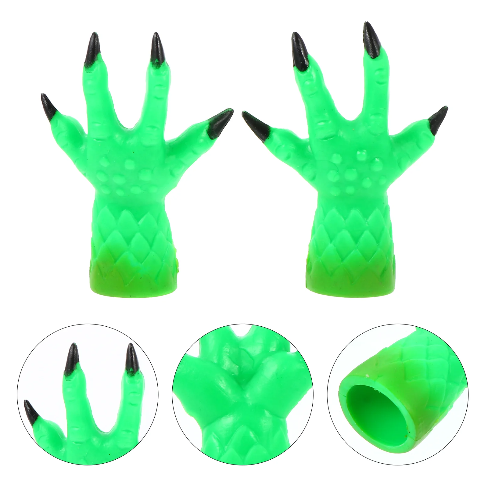 

Puppets Finger Christmas Animal Hand Puppet Kids Toys Party Plaything Novelty Favor Funny Alien Stocking Stuffer Toy Realistic