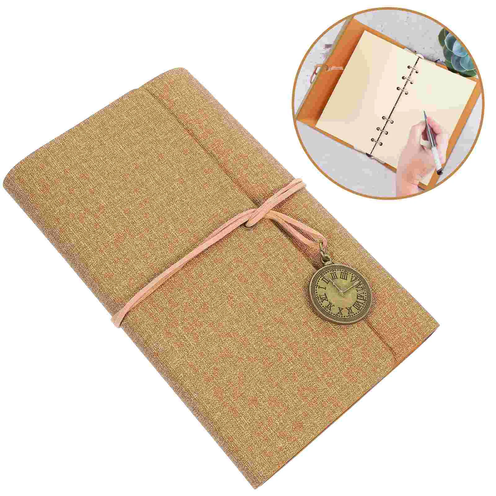 

Notebook Journal Diary Planner Notepad Vintage Daily Book Schedule Writing Travelers Refillable Boundsketchbook Agenda Memo