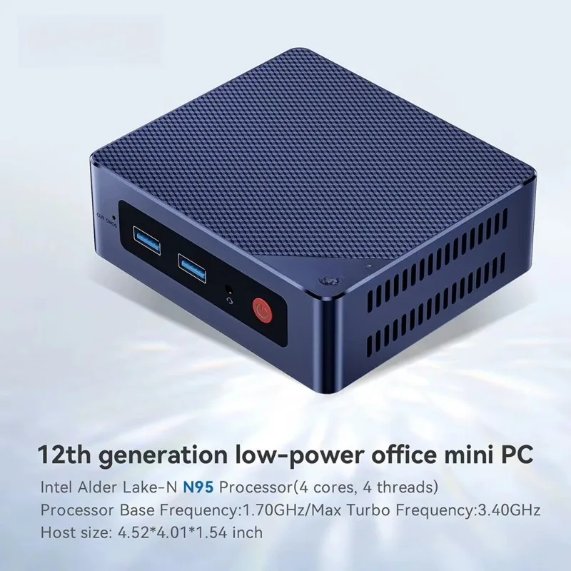 Фото Мини-компьютер Beelink Mini S12 с процессором Intel Alder Lake-N N95 4C/4T, портативный компьютер с HDMI, DDR4 3200 МГц №3