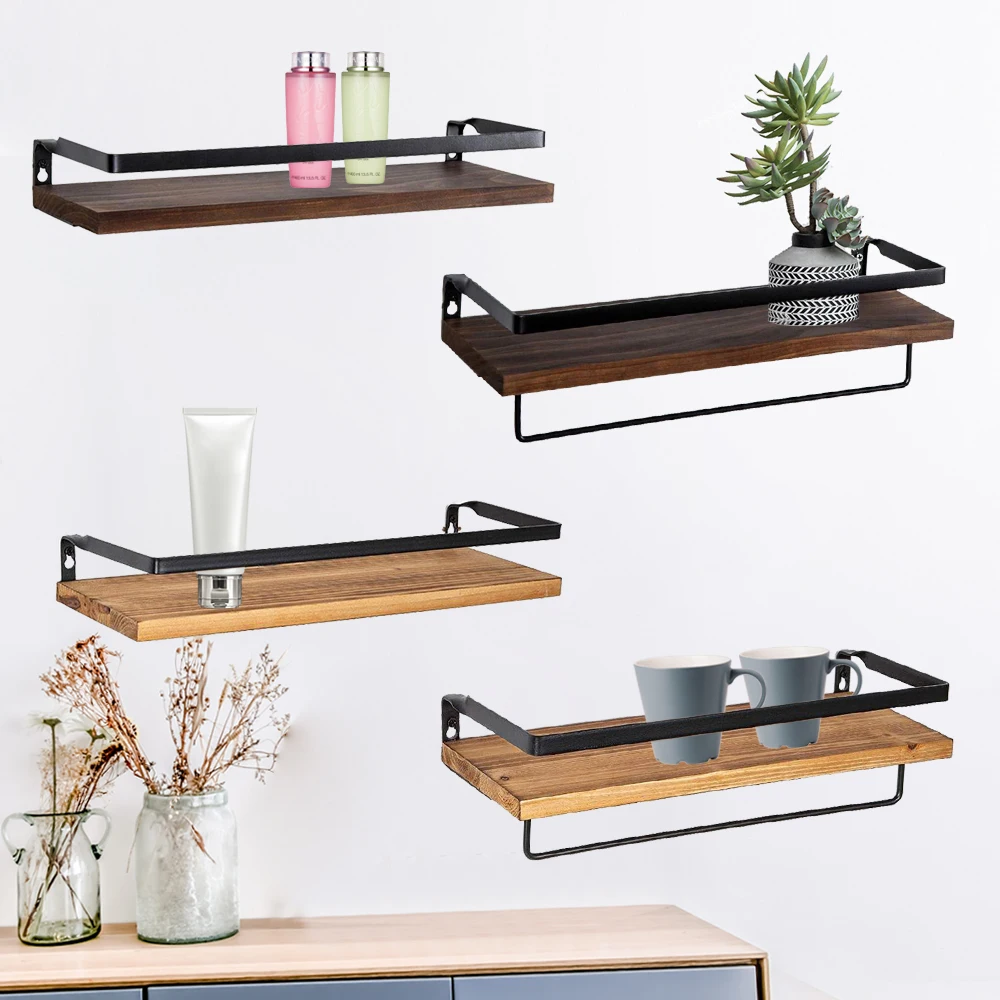 

2 levels wall shelf metal hanging shelf kitchen shelf bathroom shelf suspended shelf