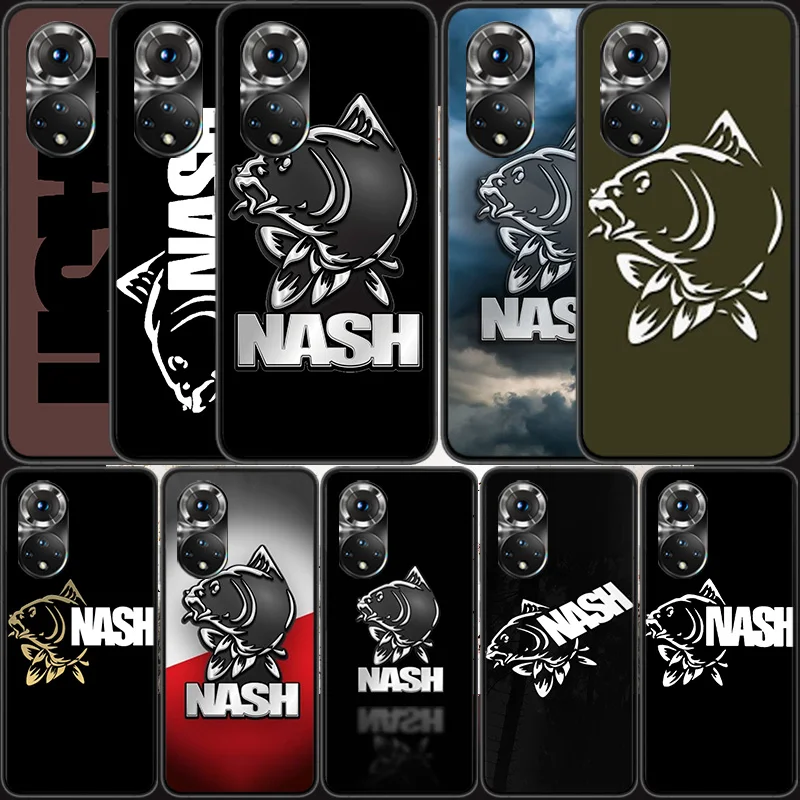 

Nash Fishing Logo Phone Case For Huawei P Smart 2021 Y5 Y6 Y7 Y9 Honor 50 20 Pro 10 10I 9 9X Y9S 8 8A 8X 8S 7S Cover
