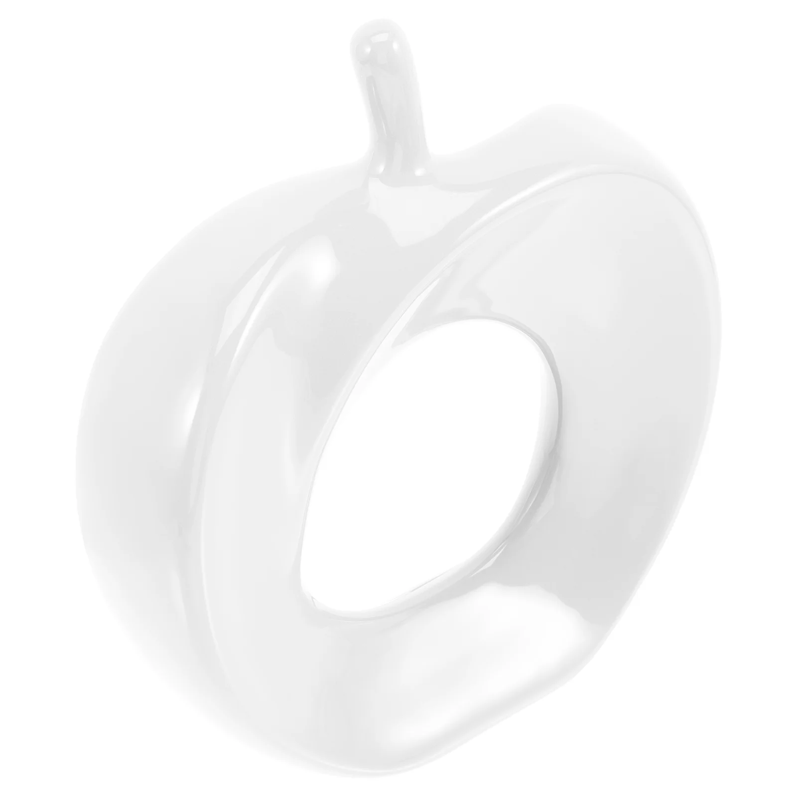 

Apple Decor Fruit Ceramic Porcelain Figurine Home Statue Sculpturemodern Decorations Ornament Centerpiece Paperweight Bookshelf