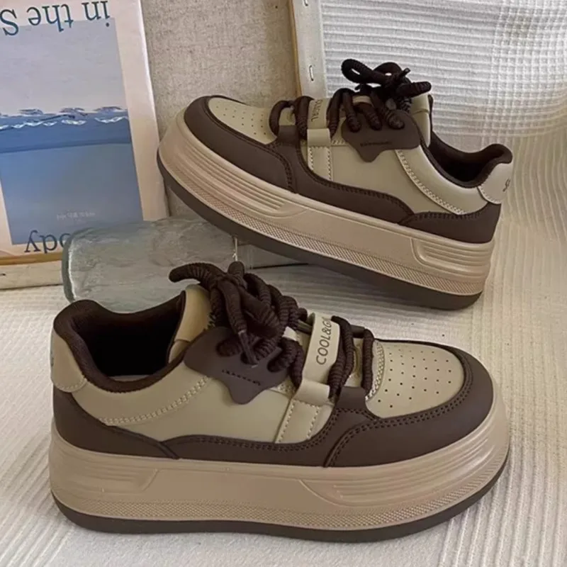 Многослойные женские кроссовки на платформе в гонконгском стиле повседневная