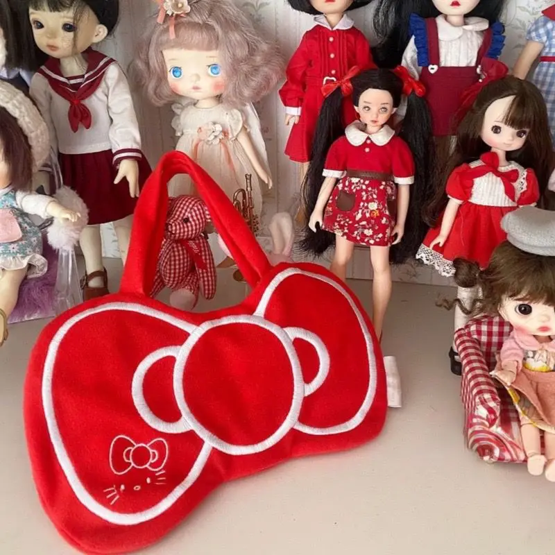 

18 см аниме Hello Kitty Кошелек для монет сумка Sanrios Kuromi Милая портативная с наушниками сумка для хранения Косметика с сумкой детский подарок