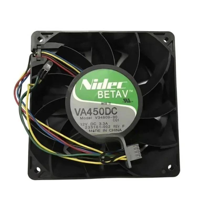 Фото LZ Оригинальный VA450DC V34809-90 DC12V 3.3A Четырехпроводной ШИМ-вентилятор охлаждения с большим объемом воздуха №1