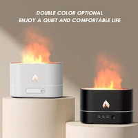 usb flame humidifier led ultrasonic humidifier home desktop essential oil aromatherapy machine 3d flame diffuser