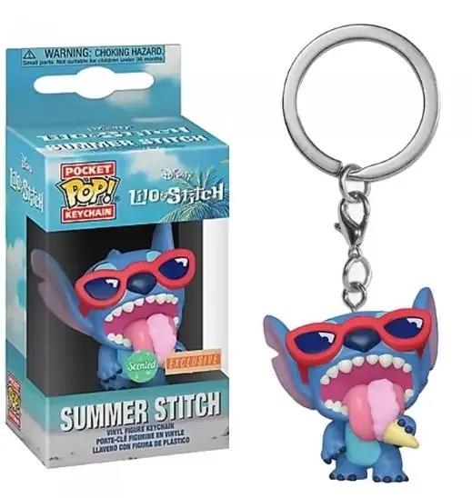 FUNKO pop Summer STITCH брелок фильм ТВ виниловая фигурка TIKI ароматическая подвески