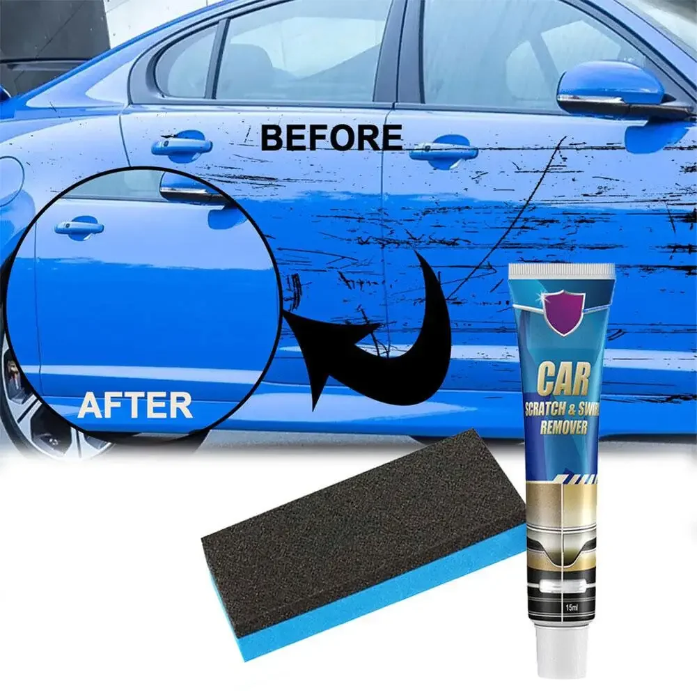 15ml Scratch &amp Swirl Remover Scratches Repair Polishing Car Paint Color Care Tool