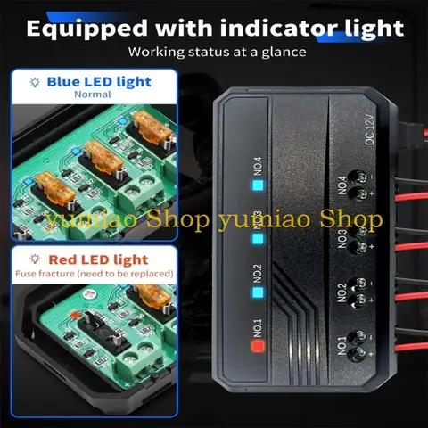 587B Automotive Blade Block 12V 20A 4 Целевой реле для мотоцикла для мотоцикла