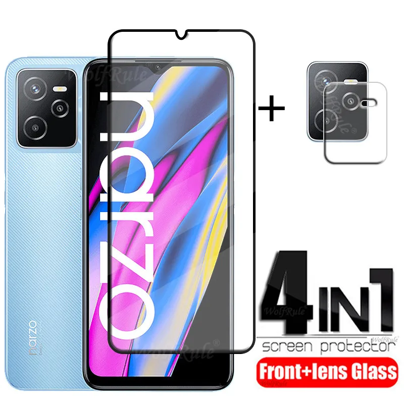 

Full Cover Glass For Realme Narzo 50A Prime Glass For OPPO Realme Narzo 50A Prime Glass 9H For Realme Narzo 50A Prime Lens Glass