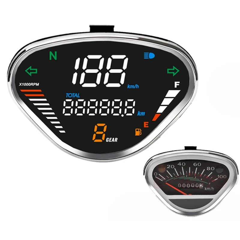 Цифровой счетчик ЖК-спидометр одометр тахометр дисплей для HONDA DAX70 CT50 Jialing70
