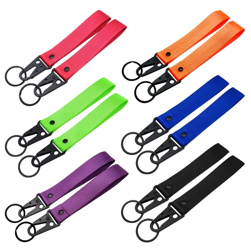 

Car Keychain Gift Lanyard Keyring Auto Key Spring Clip Key Starp Key Pendant Carabiner Lanyard Outdoor Strap Climbing Accessory