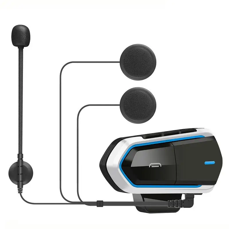 

Motorcycle Intercom Motorcycle Headset With Quick Pairing Function Universal Motorcycle Communication Systems For Motorbikes