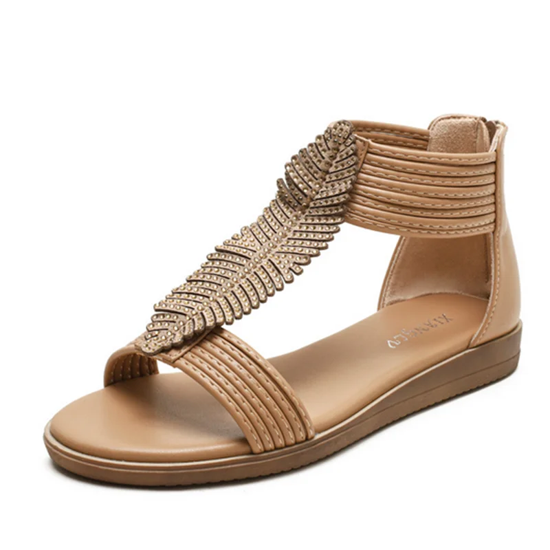 Босоножки женские классические сандалии на танкетке 3 см с открытым носком в