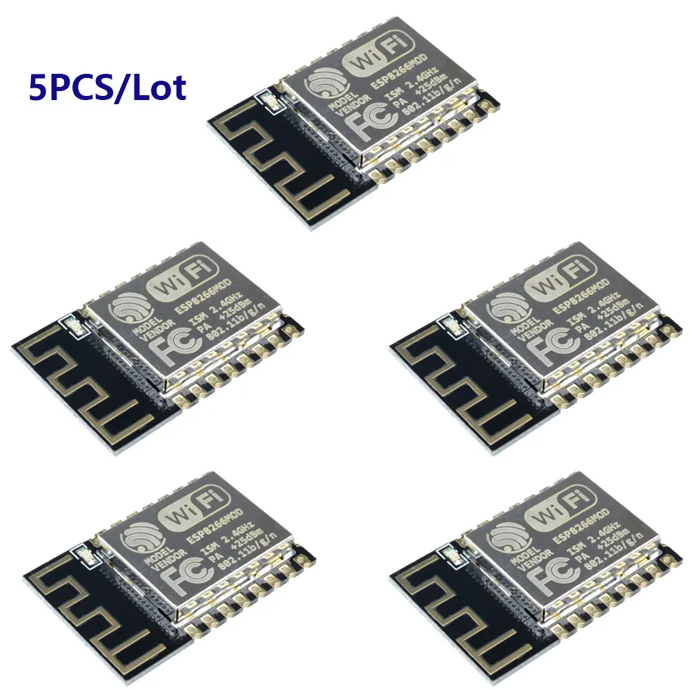 5 шт./лот ESP8266 Φ 12S последовательная модель WIFI обновленный дистанционный